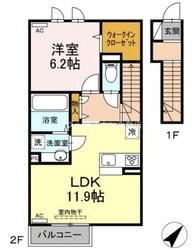 サンライズ吉岡の物件間取画像